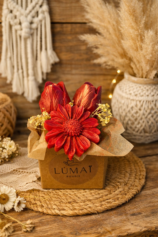 Bouquet de fleurs ( 3 fleurs )